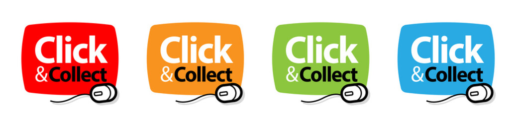 Click an collect with computer mouse