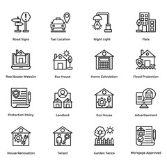 Real Estate Icons Pack