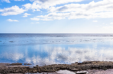 sea and sky, Saint-Leu, Reunion island 