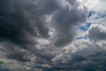 Fototapeta na wymiar thunderclouds background. the sky before the rain