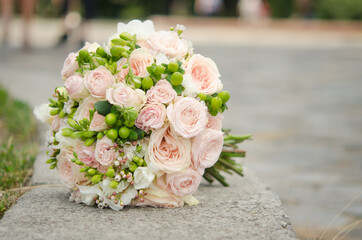 wedding bouquet of flowers