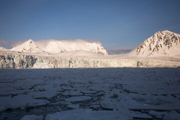 Lodowcowy krajobraz Arktyki © blackspeed