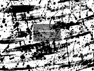 Distressed spray grainy overlay texture. Grunge dust messy background. Dirty powder rough empty cover template. Aged splatter crumb wall backdrop. Weathered drips aging design element.