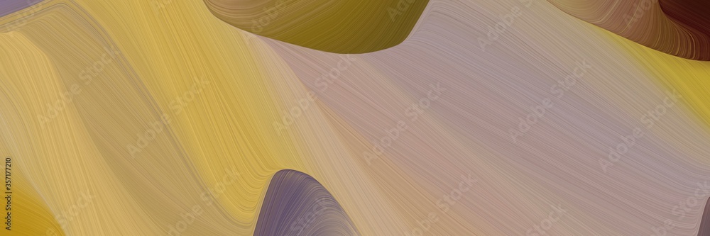 Aufkleber artistic curved speed lines background or backdrop with rosy brown, brown and old mauve colors. can be used as header background