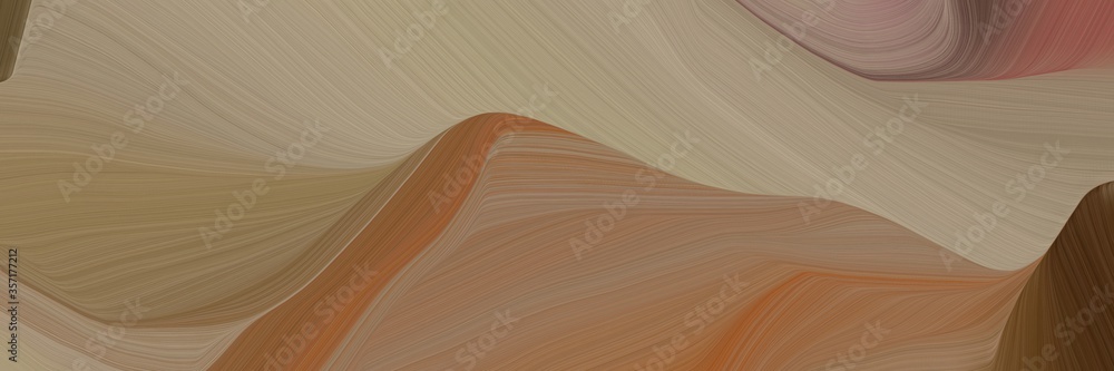 Poster very dynamic curved speed lines background or backdrop with pastel brown, rosy brown and chocolate c