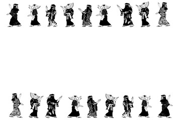 西馬音内盆踊りフレーム