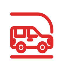 red truck icon