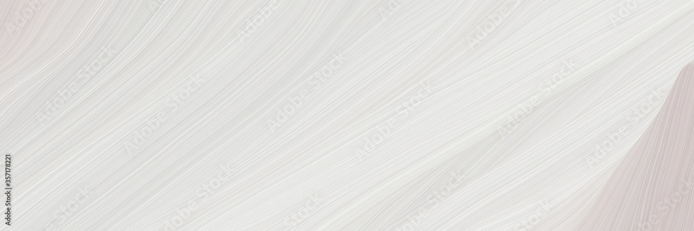 Poster abstract curved speed lines background or backdrop with light gray, white smoke and silver colors. c