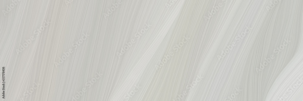 Poster abstract curved speed lines background or backdrop with pastel gray, light gray and lavender colors.