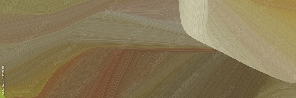 Poster creative curved speed lines background or backdrop with pastel brown, tan and rosy brown colors. can