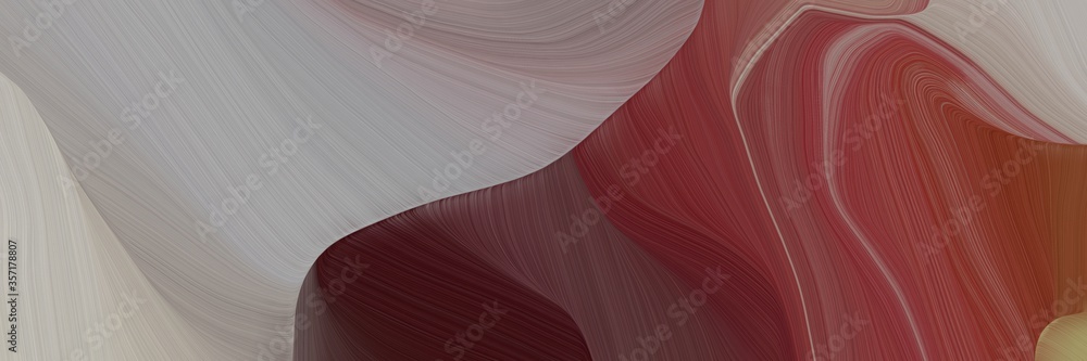 Poster creative curved speed lines background or backdrop with dark gray, old mauve and dark moderate pink colors. can be used as card background