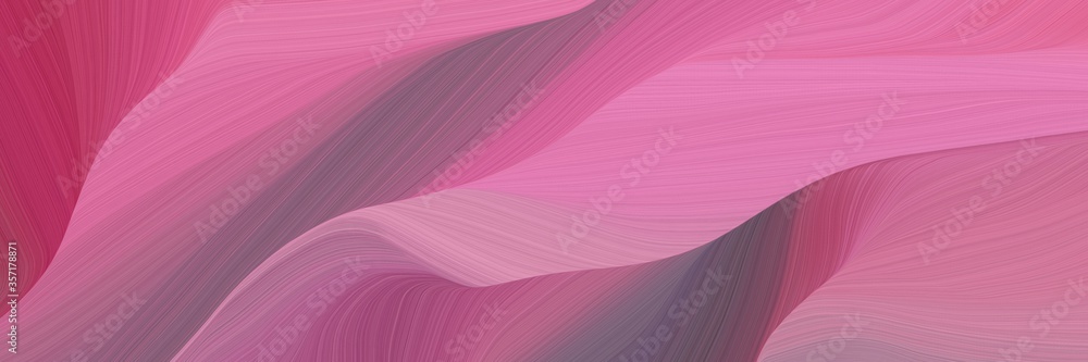 Poster abstract curved speed lines background or backdrop with pale violet red, old lavender and antique fu