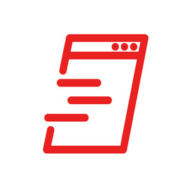 red folder icon