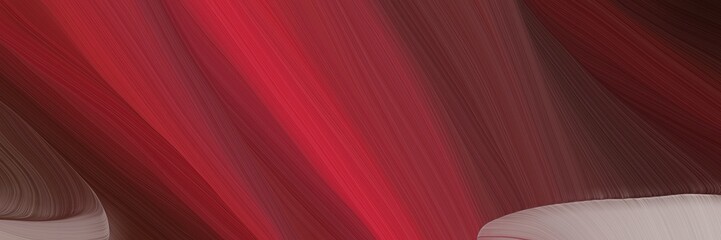 abstract curved speed lines background or backdrop with old mauve, rosy brown and very dark pink colors. can be used as header background