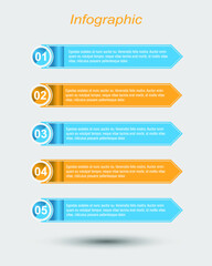 Modern Design Template, can be used for info-graphics, banners for web layout.
