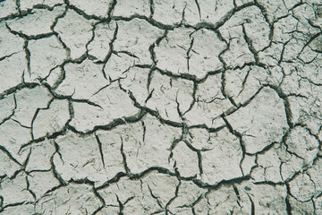 dry cracked earth