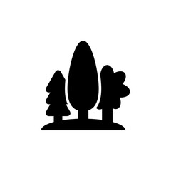 tree icon glyph style design