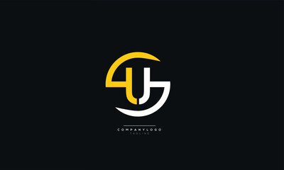 SU US S U Letter Logo Alphabet Design Icon Vector Symbol