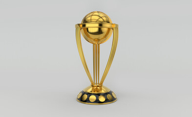 Sports Winning Award Trophy illustration 3D render 