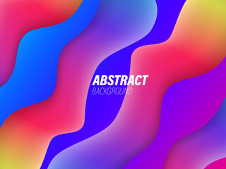 Abstract background with liquid shape. Cover or poster design template Vector eps10