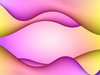 Abstract background with liquid shape. Cover or poster design template Vector eps10