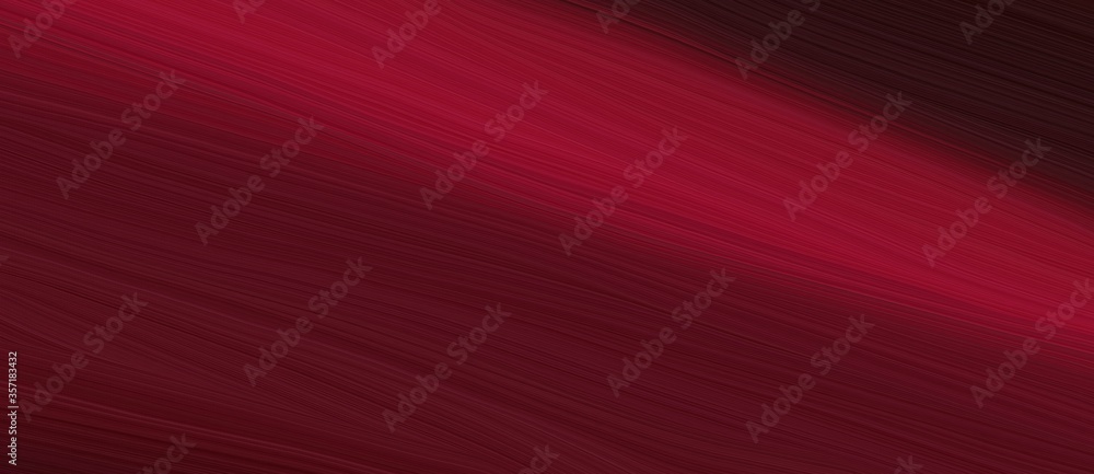 Poster chaotic curved speed lines background or backdrop with dark red, firebrick and dark pink colors. can