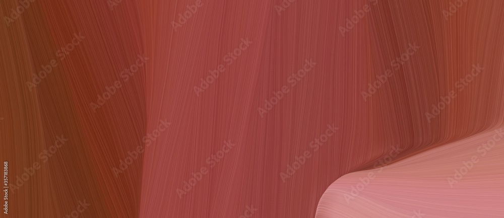 Poster artistic curved speed lines background or backdrop with brown, rosy brown and chocolate colors. can 
