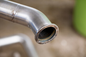 Stainless steel pipe in canned food factory