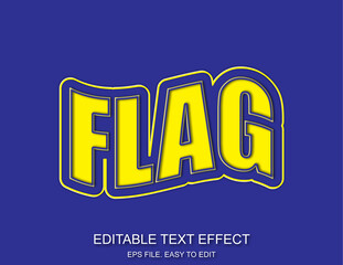 Fototapeta premium Editable text effect modern style