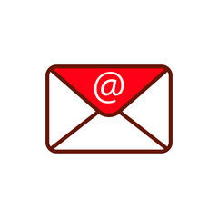 E mail line icon