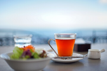 海辺のカフェテラス