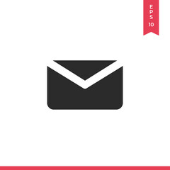 Email vector icon, simple sign for web site and mobile app.