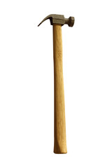 Hammer isolated on white background. Clipping path.
