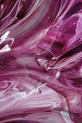 Macro shot of petriart - a technique of modern painting. Alcoholic ink is dripped into the epoxy...