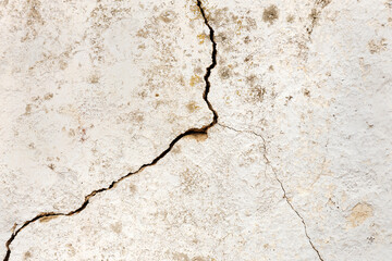 Abstract concrete, weathered with cracks and scratches. Landscape style. Grungy Concrete Surface. Great background or texture.