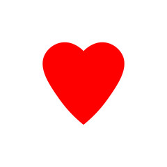 red heart vector 