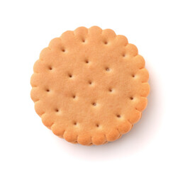 Top view of sandwich biscuit