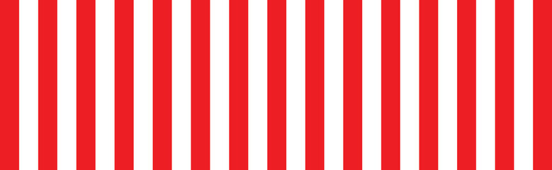 Fototapeta premium red and white striped background for wide banner