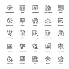 Business and Financial Vector Icons 9