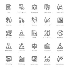 Business and Financial Icons Vector 10