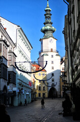 Fototapeta premium bratislava street and architecture shots 