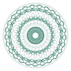 koło projekt mozaika płatek sztuka