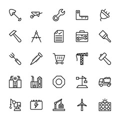 Industrial Line Vector Icons 2