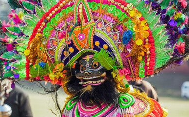 Chhau being performed in North India