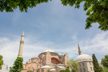 Great historical building Hagia Sophia ,Istanbul, Turkey