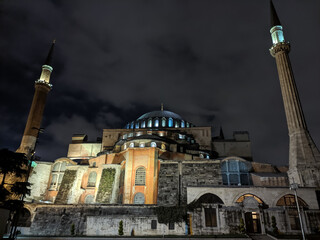 Great historical building Hagia Sophia ,Istanbul, Turkey