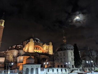 Great historical building Hagia Sophia ,Istanbul, Turkey