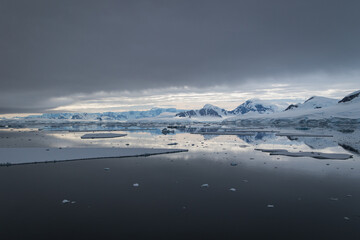Icebergs along the Grandidier Channel, Antarctica © Kathy Huddle 