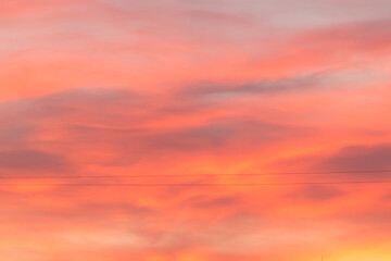 Naklejka premium sunset sky background