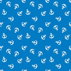 Seamless vector pattern with anchors. vector wallpaper, background textures.